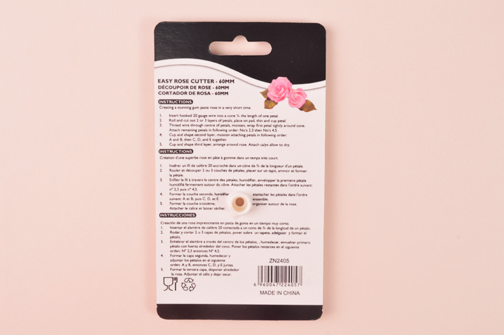 MOLDE CORTANTE CORTADOR DE ROSA (ZN2405) (CS) - Imagen 3