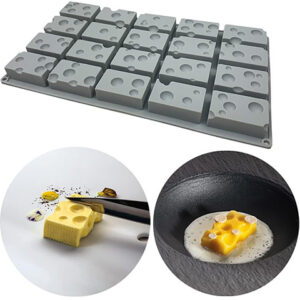 MOLDE SILICONA 20 MINI BARRITAS DE QUESO