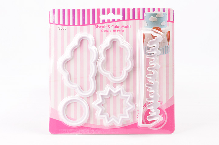 SET 5 CORTANTES REPOSTERIA NUBES, SOL y CESPED (S685) (CS2) - Imagen 2