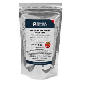 GELATINA SIN SABOR X 1KG (SUELTO)
