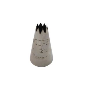 Pico Comun Chico Con Punta Estrella Abierta Nº 21 (Cooper)