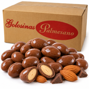 ALMENDRAS BAÑADAS CHOCOLATE CON LECHE X 7KG