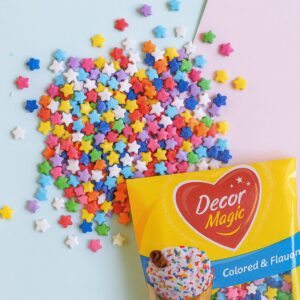 GRANAS FORMA ESTRELLA DECOR MAGIC X 1KG X 3UN