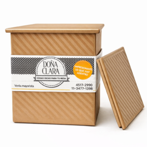 MOLDE 12 CM CON TAPA X 12 X 11.4 CM H (DOÑA CLARA)