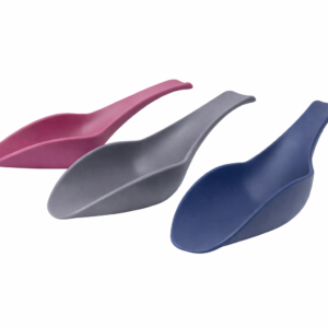 Cuchara Plástica Antiadherente Bordo Borravino x 12 cm