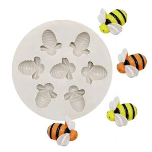 MOLDE SILICONA 7 ABEJAS