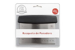 RASQUETA PANADERO CON REGLA (DOÑA CLARA)