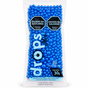 DROPS MIX PERLAS AZUL (QUINCIAÑERA) X 30GR