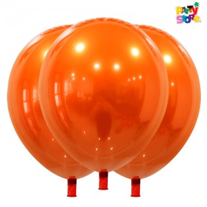 GLOBBY 12" CROMO TITANIO NARANJA x 10 unidades