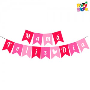 BANDERIN FELIZ DIA MAMA