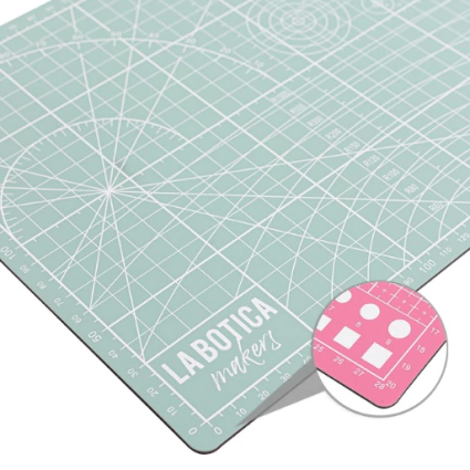 Tabla de Corte Bifaz Rosa / Verde 60 x 90 cm LA BOTICA - Imagen 3