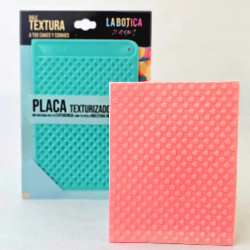Placa Texturizadora Corazones 15 x 10.5 Cm.- LA BOTICA