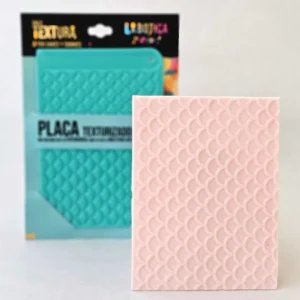 Placa Texturizadora Escamas 15 x 10.5 Cm.- LA BOTICA