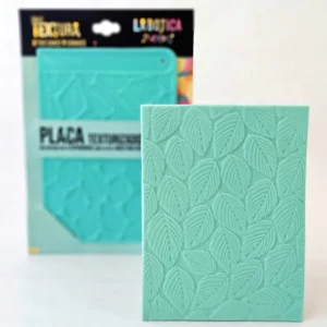 Placa Texturizadora Hojas 15 x 10.5 Cm.- LA BOTICA