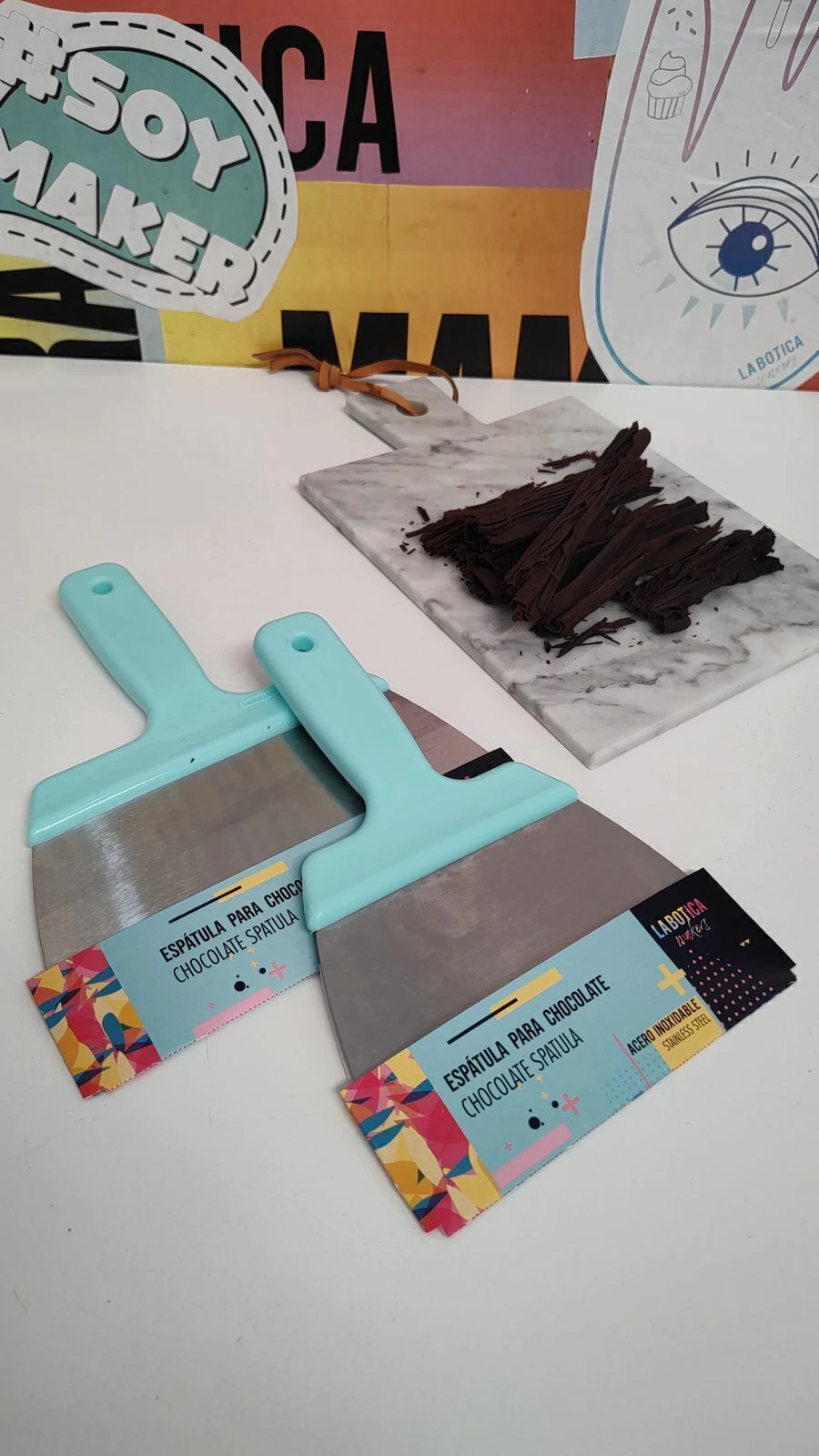 Espatula para chocolate Acero Inoxidable 20 cm. LA BOTICA - Imagen 5