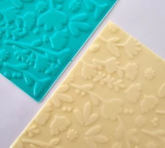 Placa Texturizadora Flores 15 x 10.5 Cm.- LA BOTICA - Imagen 2