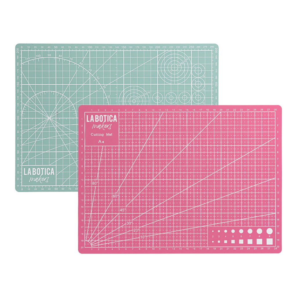 Tabla de Corte Bifaz Rosa / Verde 60 x 90 cm LA BOTICA - Imagen 4