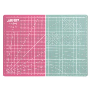 Tabla de Corte Bifaz Rosa / Verde 45 x 60 cm LA BOTICA