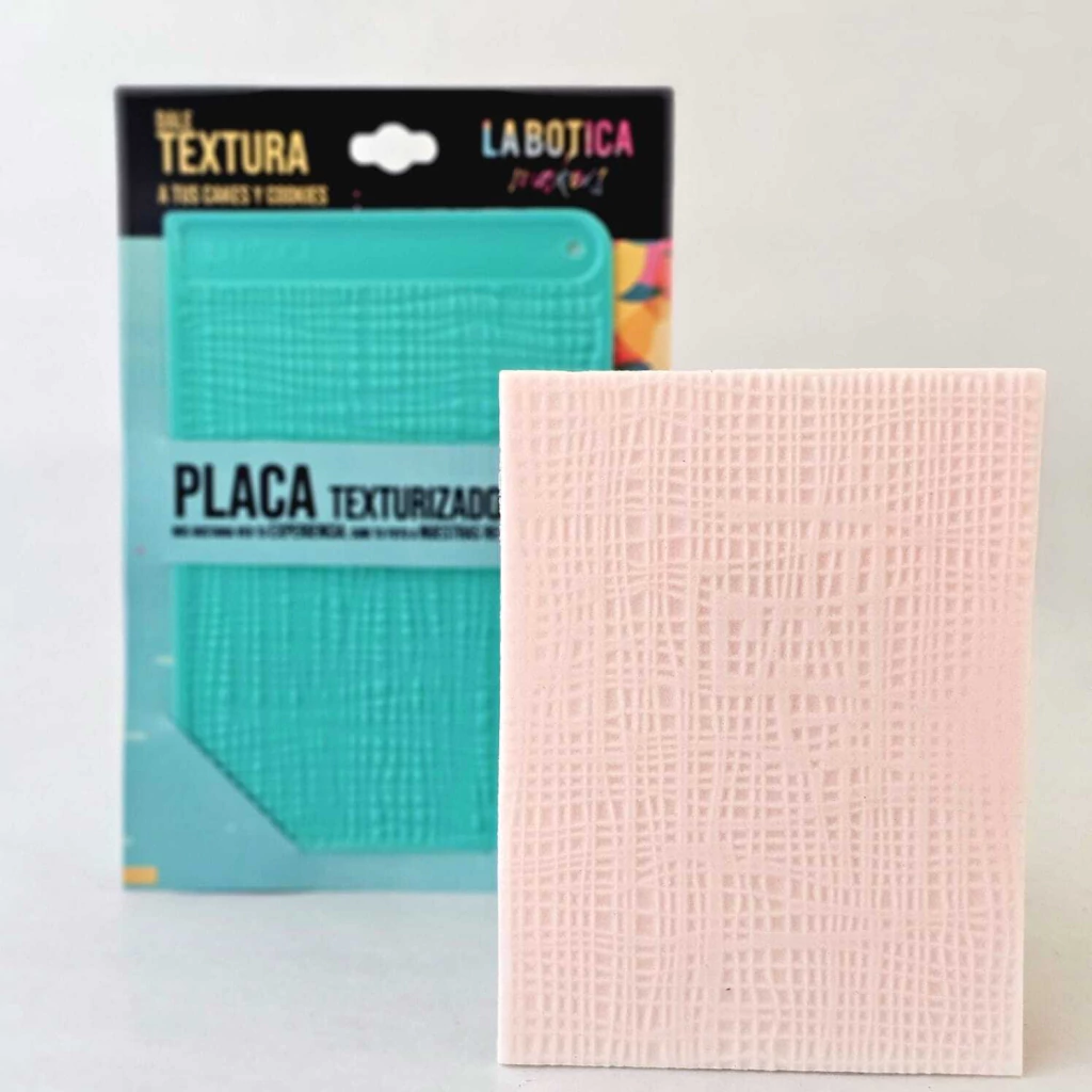 Placa Texturizadora Tela 15 x 10.5 Cm.- LA BOTICA