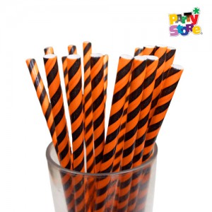 SORBETES DE POLIPAPEL *BOO HALLOWEEN* x 24 unidades