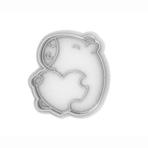 Cortante con Marcador Capibara, Carpincho 8cm Corazon