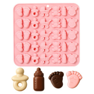 MOLDE SILICONA 35 MINI FIGURA BABY SHOWER