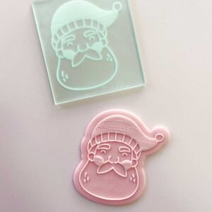 Sello y Cortante Papa Noel Cara S226