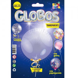 GLOBO BURBUJA 36" 90cm APTO HELIO