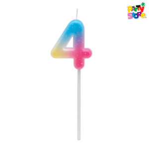 VELA NUMERO JELLY Nº4