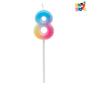 VELA NUMERO JELLY Nº8