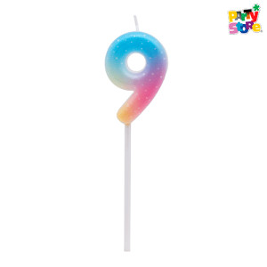 VELA NUMERO JELLY Nº9