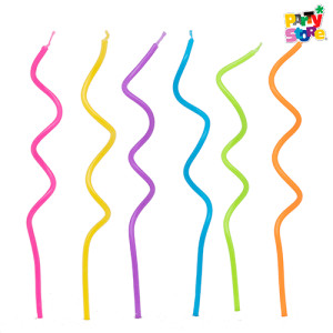 VELAS TWIST MULTICOLOR Blister x 12 un