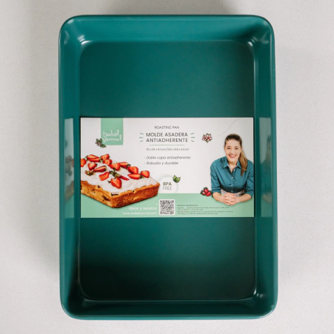 Asadera Isa rectangular 33cm Petróleo - Imagen 4