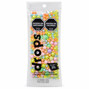DROPS PASTILLAJE MIX DE COLORES PASTELAR X 30 Gr
