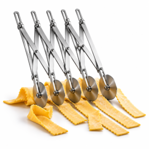 Cortador Múltiple de Pasta Whiskspro 5 Ruedas Ajustables