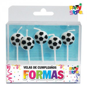 VELAS FORMAS - SET PELOTAS DE FOOTBALL X 5 PIEZAS