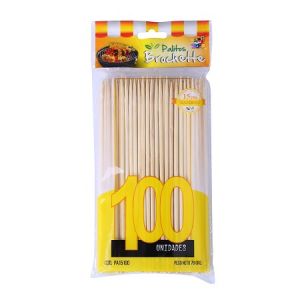 PALITO BROCHETTE 15Cm x 100 unidades bolsa AMARILLA