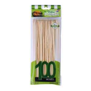 PALITO BROCHETTE 20Cm x 100 unidades bolsa VERDE