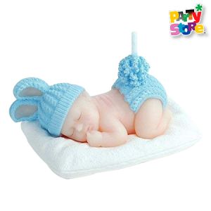 VELA DECO / SOUVENIR BEBE CELESTE