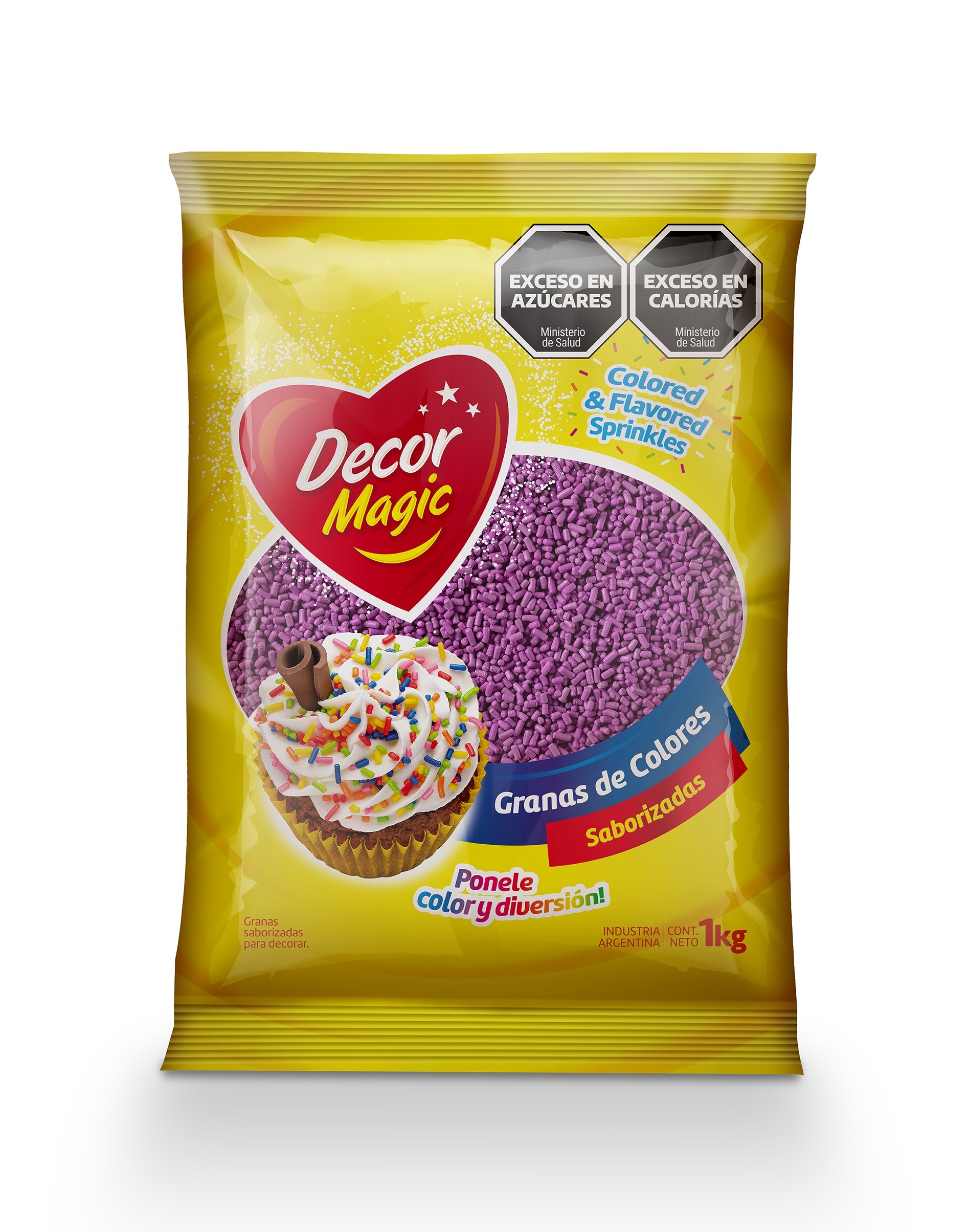 GRANAS COMUN DECOR MAGIC VIOLETA X 1KG