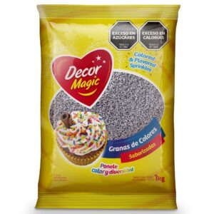 GRANAS COMUN DECOR MAGIC PLATA X 1KG