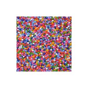 GRANAS FORMA ESTRELLA DECOR MAGIC MULTICOLOR X 100GR (SUELTO)