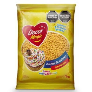 GRANAS FORMA ESTRELLA DECOR MAGIC AMARILLO X 1KG