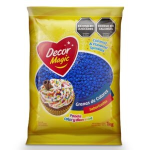 GRANAS FORMA ESTRELLA DECOR MAGIC AZUL X 1KG