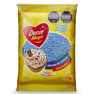 GRANAS FORMA ESTRELLA DECOR MAGIC CELESTE X 1KG