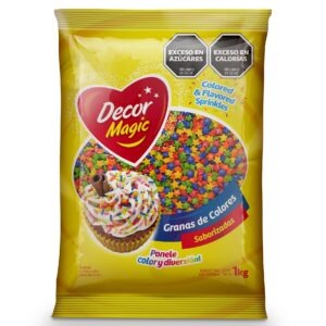 GRANAS FORMA ESTRELLA DECOR MAGIC MULTICOLOR AMERICANO X 1KG
