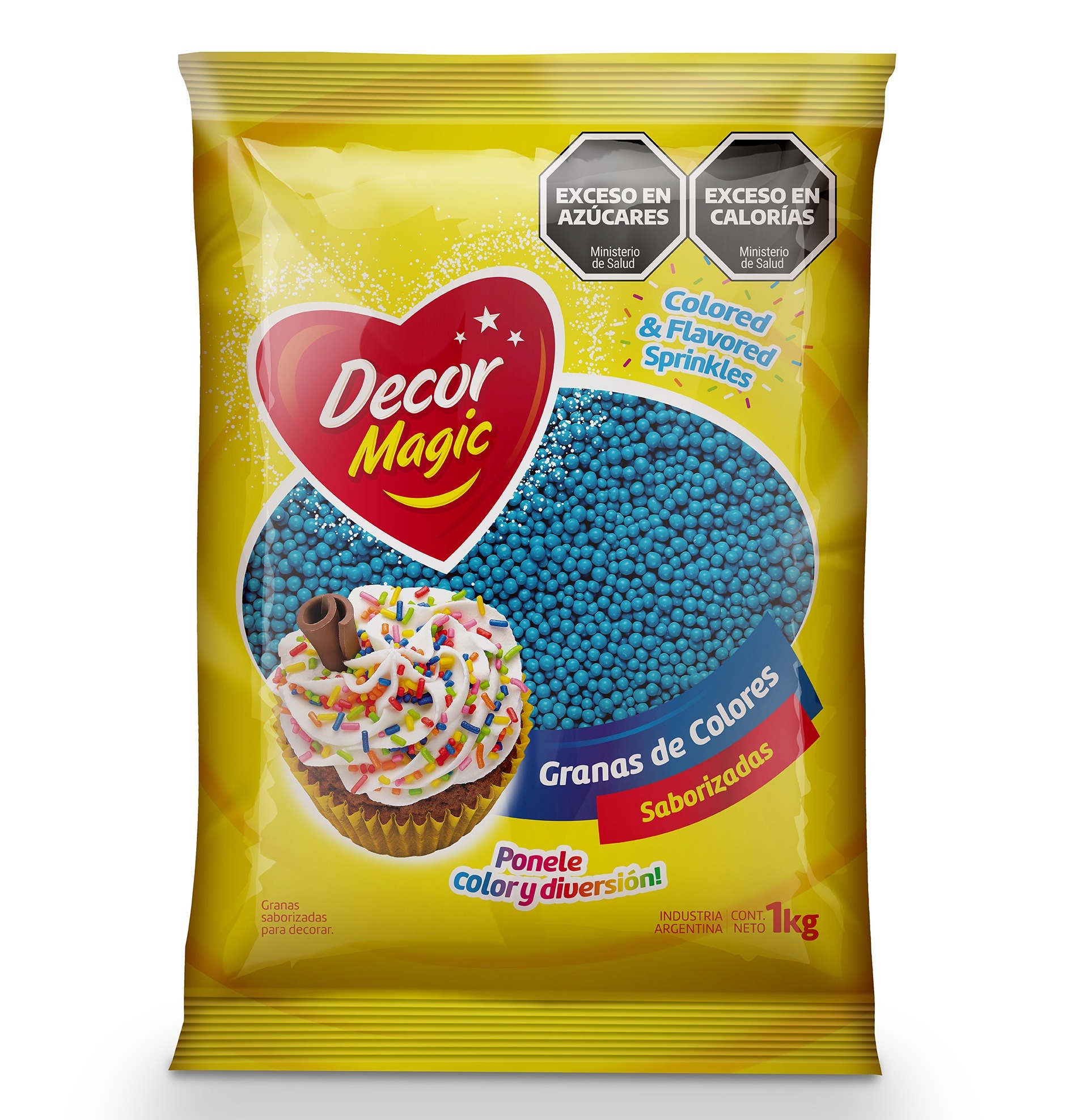 GRAGEAS Nº3 DECOR MAGIC TURQUESA X 1KG