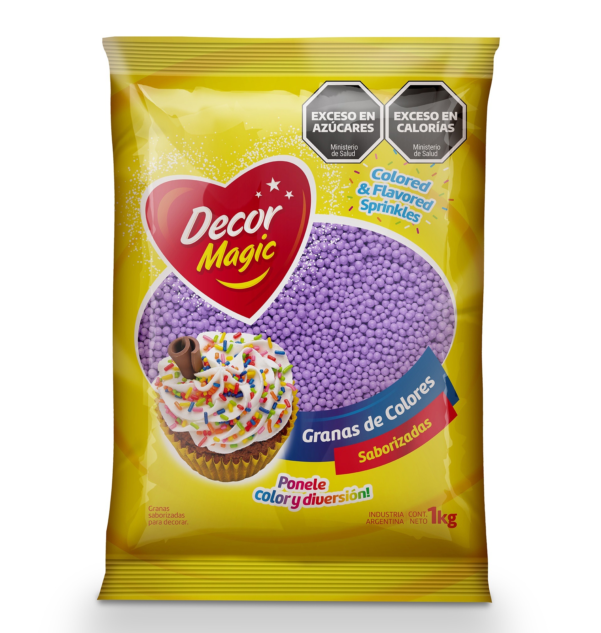 GRAGEAS Nº3 DECOR MAGIC LILA X 1KG