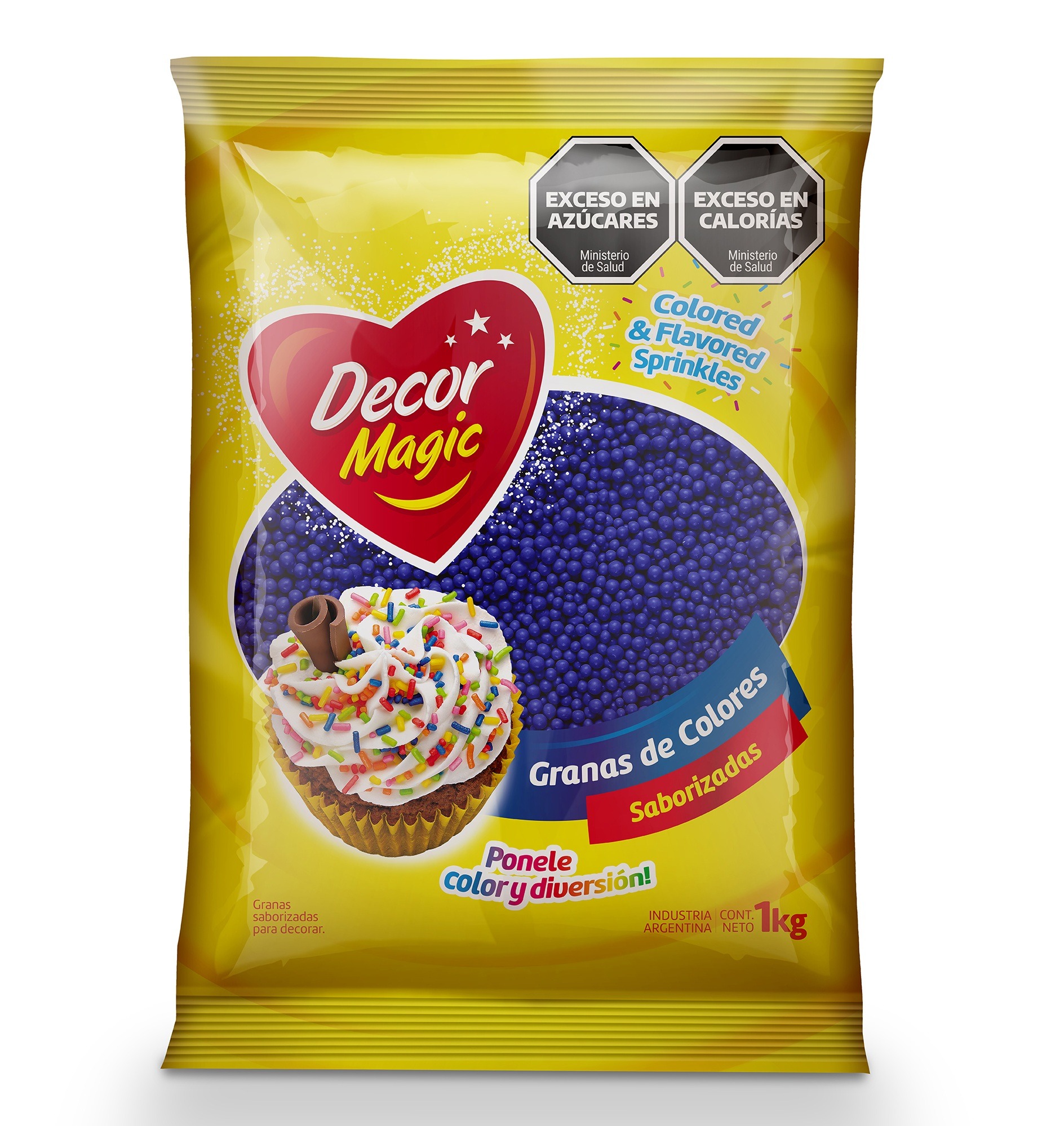 GRAGEAS Nº3 DECOR MAGIC AZUL X 1KG