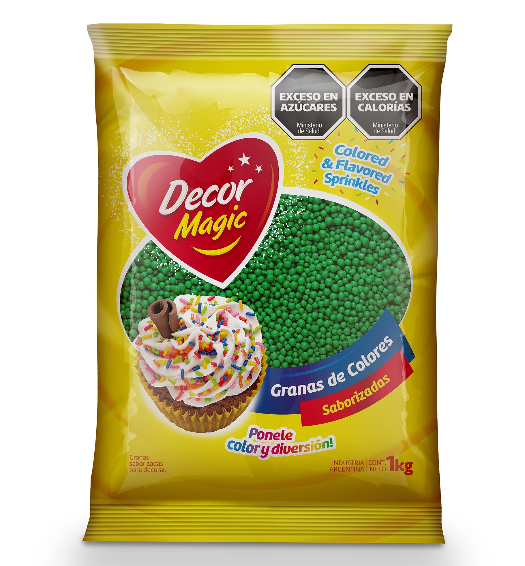 GRAGEAS Nº3 DECOR MAGIC VERDE OSCURO X 1KG